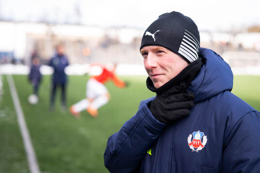 Helsingborgs manager Stevie Grieve