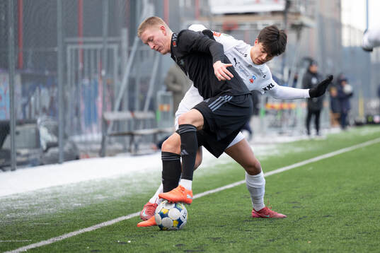 Helsingborgs Max Bjurström och Ängelholms Eric Vedholm