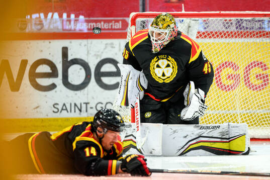 Brynäs målvakt Damian Clara