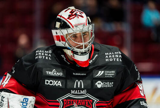 Malmö Redhawks målvakt Marek Langhamer