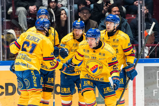 Djurgårdens Joseph Laleggia jublar