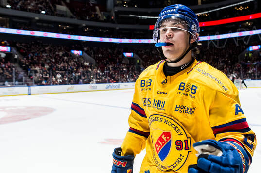 Djurgårdens Håvard Salsten jublar