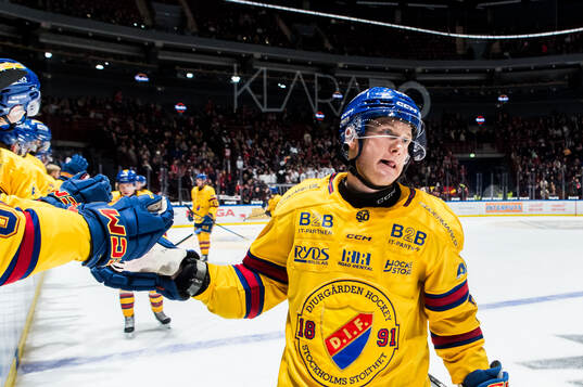 Djurgårdens Joseph Snively jublar