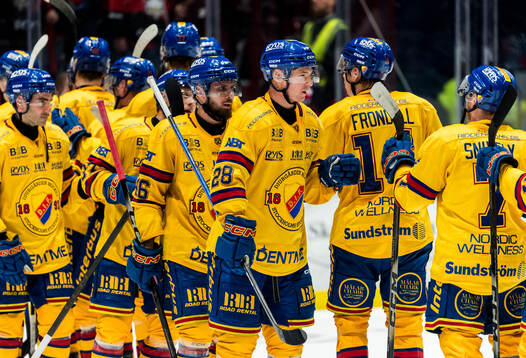 Djurgårdens spelare jublar