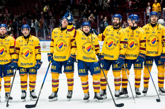 Djurgårdens spelare jublar
