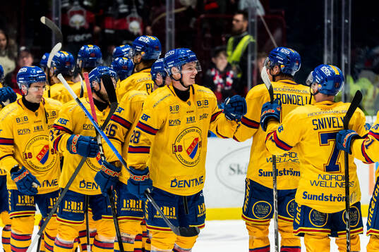Djurgårdens spelare jublar