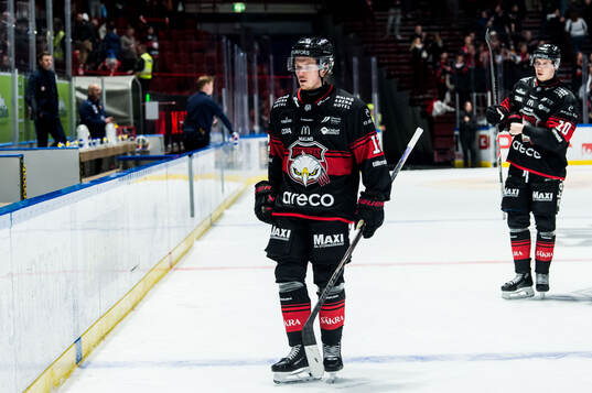Malmö Redhawks Linus Öberg deppar