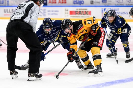 HV71s Justin Glenn Kloos och Luleås Brian O'Neill
