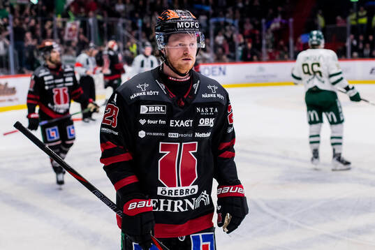 Örebros Linus Arnesson deppar