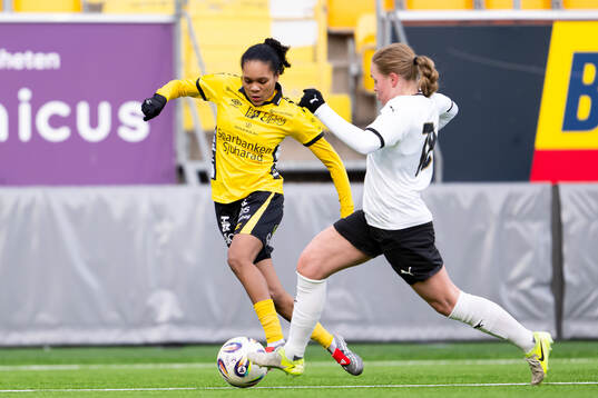 Elfsborgs Vanessa Lopez och Häckens Linnea Folkow