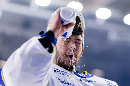 Leksands målvakt Marcus Gidlöf