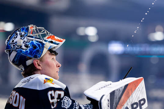 Växjös målvakt Ludvig Persson