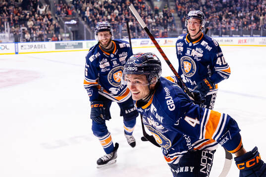 Växjös Petter Granberg, Keegan Lowe och Dennis Rasmussen
