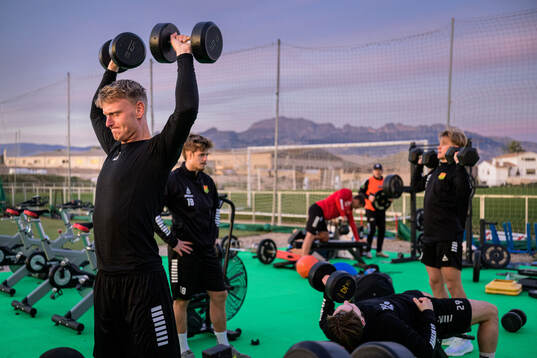 Bläddra bland fler bilder av Fotboll, Allsvenskan, GAIS, Träningsläger, Dag 1