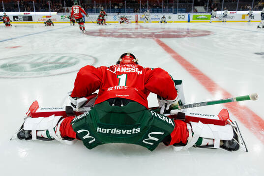 Frölundas målvakt Lars Johansson