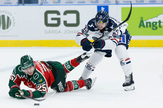 Frölundas Arttu Ruotsalainen och Linköpings Adam Hofbauer