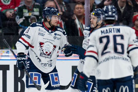 Linköpings Jakub Vrana jublar