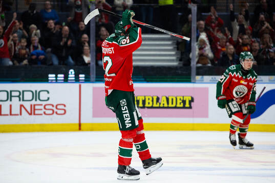 Frölundas Filip Cederqvist jublar