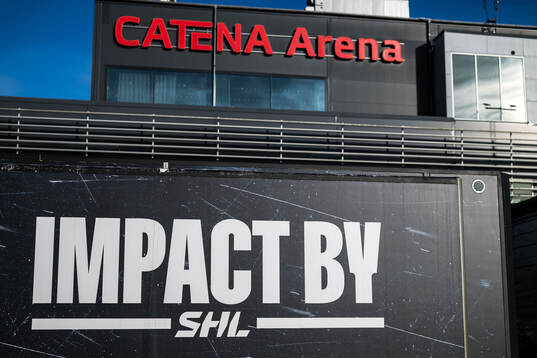 under ishockeymatchen i SHL mellan Rögle och Timrå