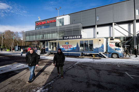under ishockeymatchen i SHL mellan Rögle och Timrå
