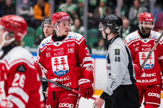 Timrås Albin Sundin reagerar