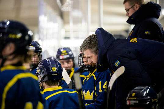 Head coach Ulf Lundberg of Sweden at a women's