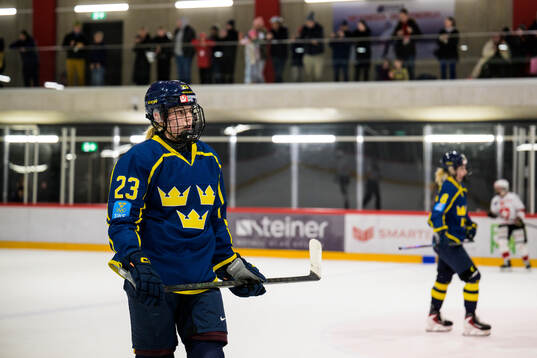 Thea Johansson of Sweden looks dejected in a women's