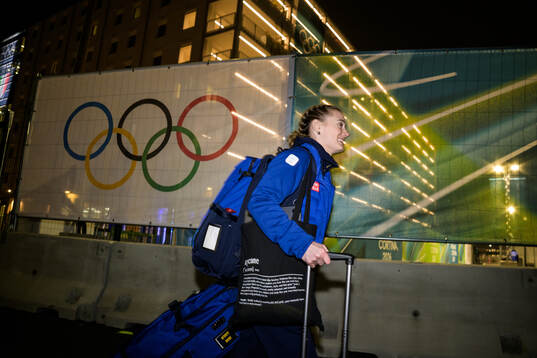 Linnéa Andersson of the Swedish women's national ice