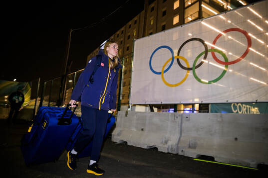 Josefin Bouveng of the Swedish women's national ice hockey