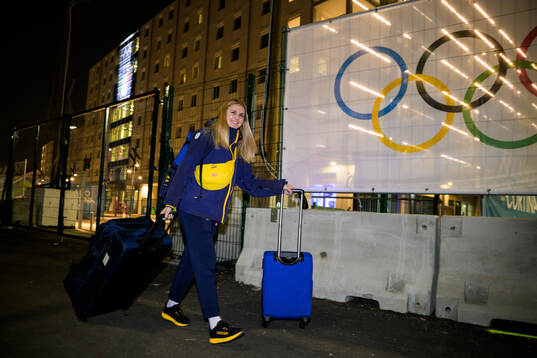 Sofie Lundin of the Swedish women's national ice hockey