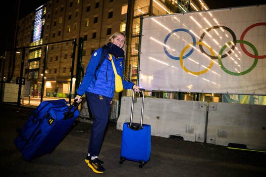 Hanna Olsson of the Swedish women's national ice hockey