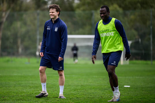 Kolbeinn Thordarson och Saidou Alioum Moubarak