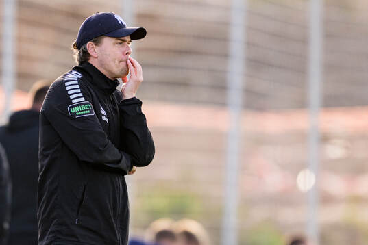 Coach Fredrik Holmberg of GAIS