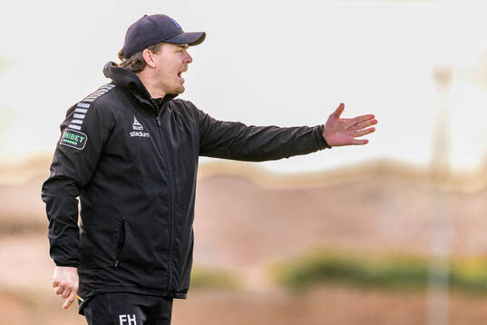Coach Fredrik Holmberg of GAIS