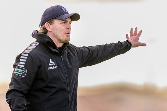 Coach Fredrik Holmberg of GAIS