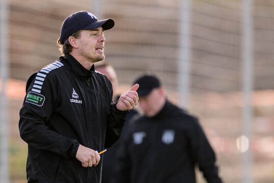 Coach Fredrik Holmberg of GAIS
