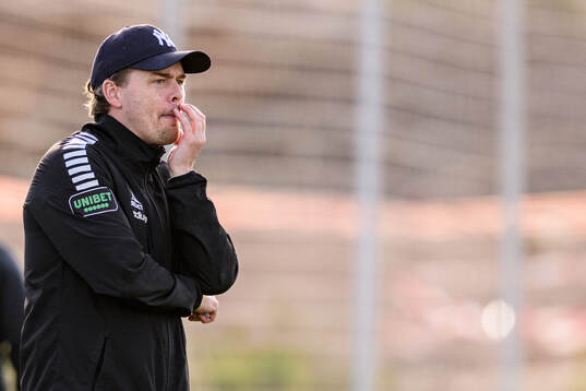 Coach Fredrik Holmberg of GAIS