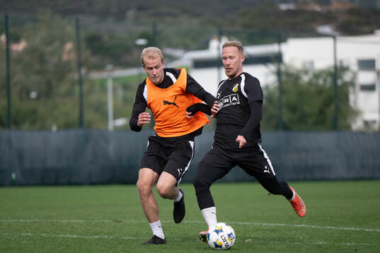 Harry Hilvenius och Mikkel Rygaard Jensen