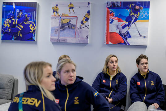 Mira Hallin, Ebba Hedqvist, Hanna Olsson and Lisa Johansson