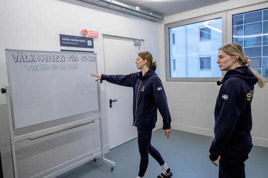 Ida Karlsson and Thea Johansson of the Swedish national