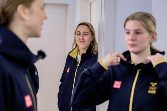 Ida Karlsson, Hanna Olsson and Thea Johansson of the