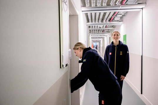 Thea Johansson and Ida Karlsson of the Swedish national