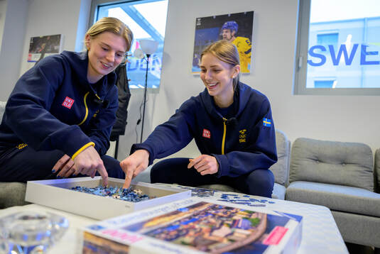 Thea Johansson and Ida Karlsson of the Swedish national