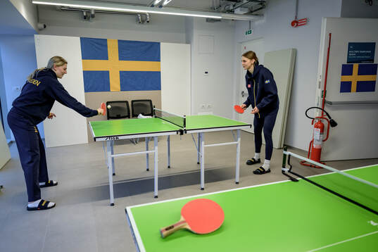 Ida Karlsson and Thea Johansson of the Swedish national