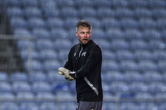 Goalkeeper Robin Wallinder of Mjällby