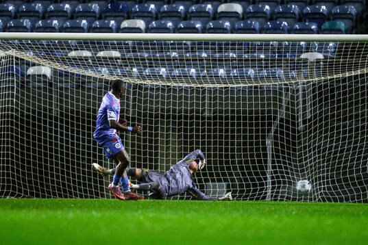 Goalkeeper Robin Wallinder of Mjällby looks dejected