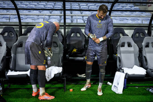 goalkeeper Alexander Lundin an goalkeeper Robin Wallinder