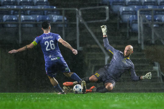 goalkeeper Alexander Lundin of Mjällby