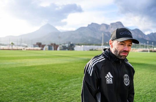 Coach Andreas Alm of Liepaja