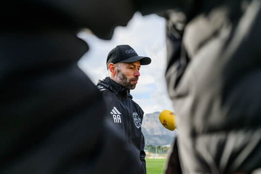 Coach Andreas Alm of Liepaja